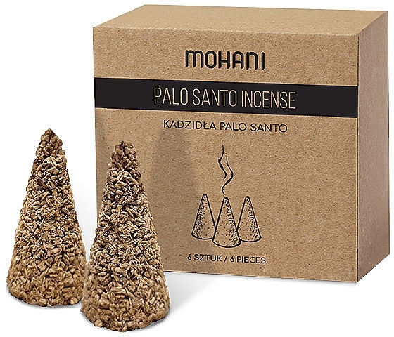 Натуральні ароматичні конуси "Пало Санто" - Mohani — фото N1