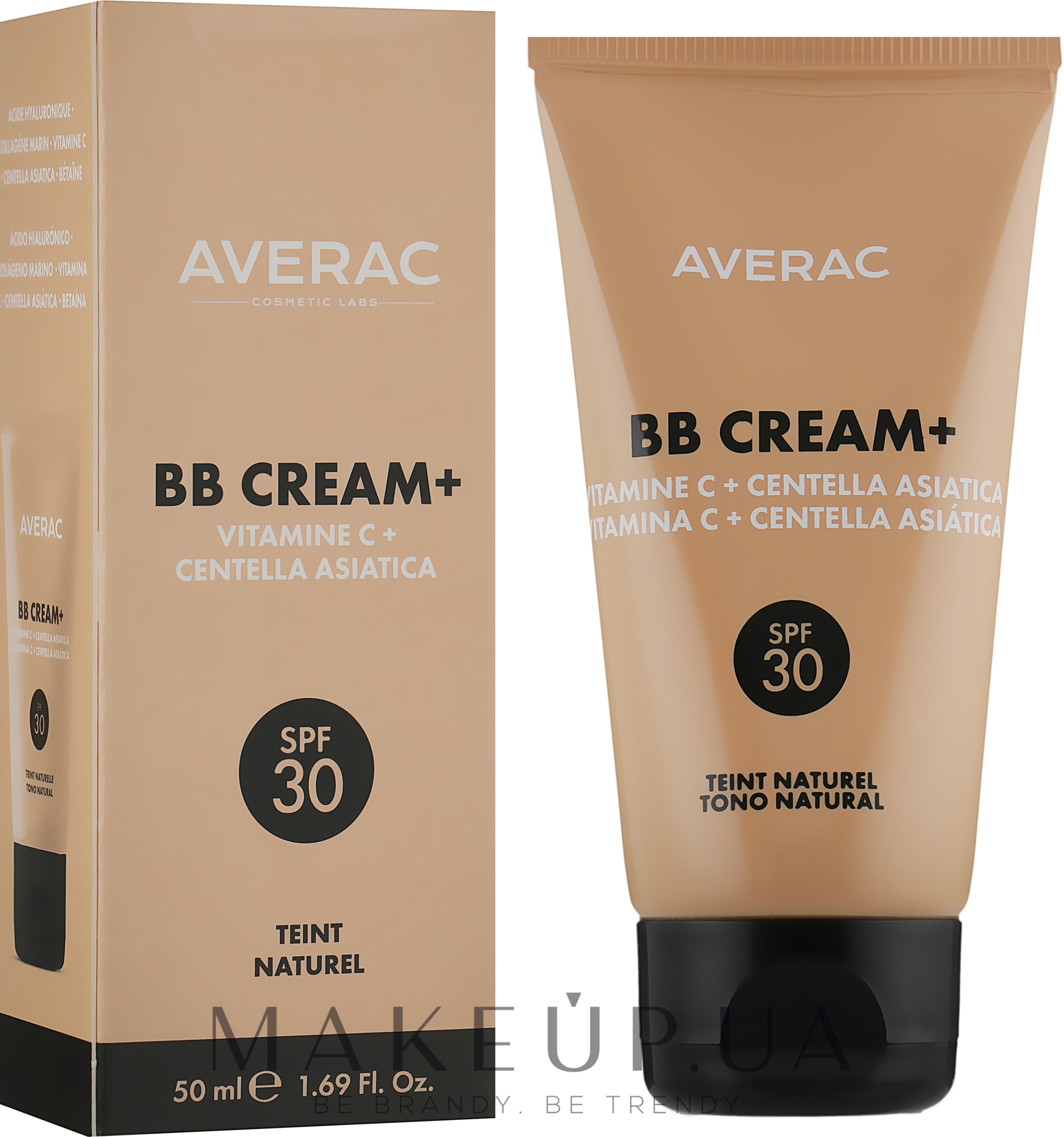 Сонцезахисний ВВ-крем для обличчя SPF30 - Averac BB Cream+ SPF30 — фото 50ml