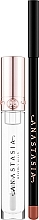 Набор для губ - Anastasia Beverly Hills Pout Master Sculpted Lip Duo Clear/Warm Taupe (lip/pen/1.49g + ipstick/4.8ml) — фото N2