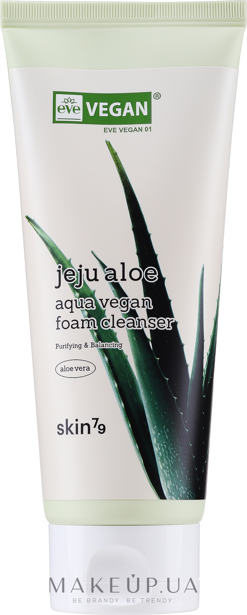 Пінка для умиавння, з екстрактом алое вера - Skin79 Jeju Aloe Foam Cleanser — фото 150ml