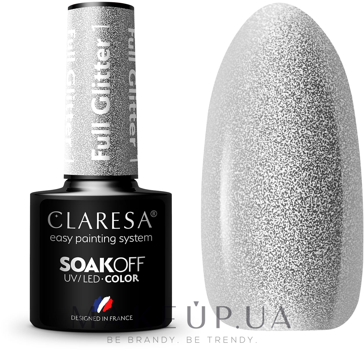 Гель-лак для ногтей - Claresa Full Glitter SoakOff UV/LED Color — фото 1