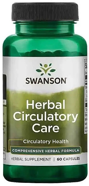 Харчова добавка "Трави для кровообігу" - Swanson Full Spectrum Herbal Circulatory Care — фото N1