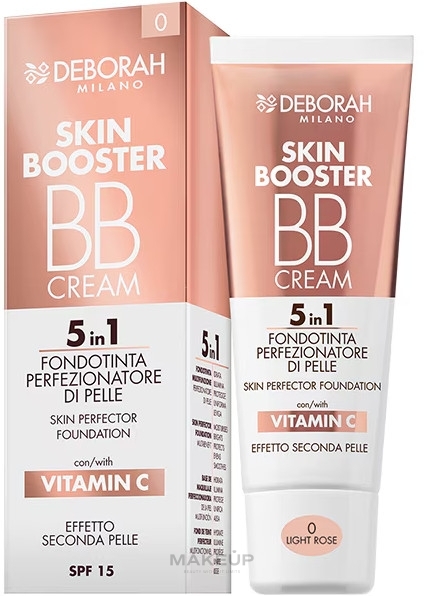 BB-крем для обличчя - Deborah BB Cream Skin Booster 5in1 — фото 0 - Light