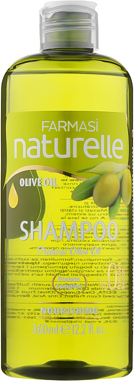 Шампунь для волос "Олива" - Farmasi Naturelle Olive Oil Shampoo — фото N1