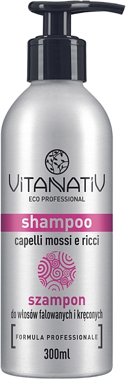 Шампунь для хвилястого та виткого волосся - Vitanativ Shampoo Wavy and Curly Hair — фото N1