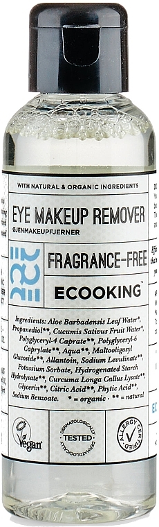 Засіб для зняття макіяжу з очей - Ecooking Eye Makeup Remover — фото N1