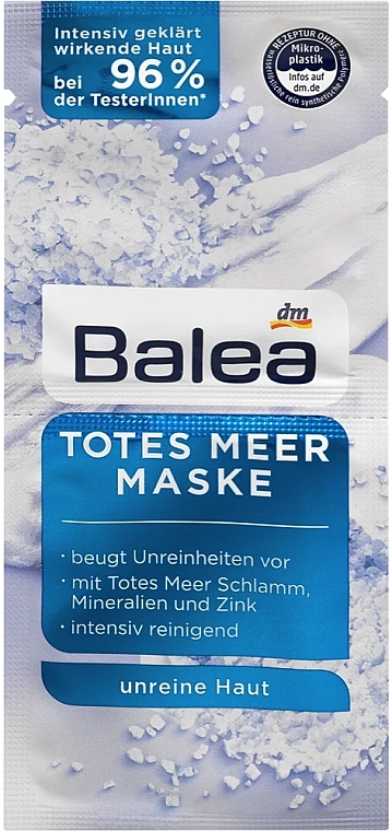 Маска для обличчя із солями мертвого моря - Balea Face Mask With Salts Of The Dead Sea — фото N2