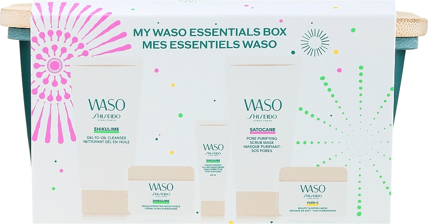 Набір для догляду за обличчям, 5 продуктів - Shiseido Waso — фото N1