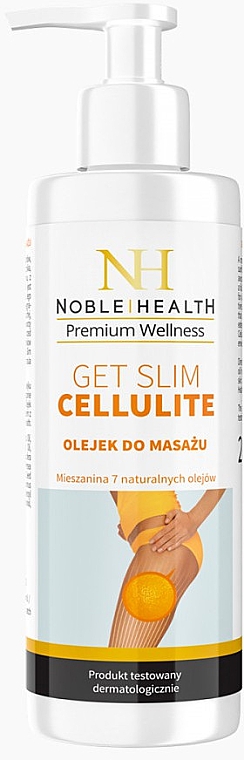 Масажна олія проти целюліту - Noble Health Get Slim Cellulite Massage Oil — фото N1