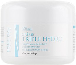 Крем для лица с коллагеном и активным увлажняющим фактором - La Grace Triple Hydra Cream — фото N4