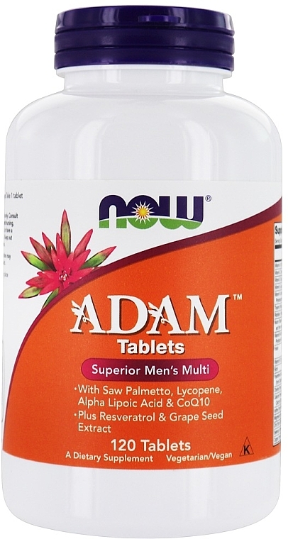 Супер мультивитамины для мужчин, таблетки - Now Foods Adam Superior Men's Multi — фото N4