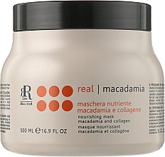 Парфумерія, косметика Маска з олією макадамії та колагеном для волосся - RR Line Macadamia Star