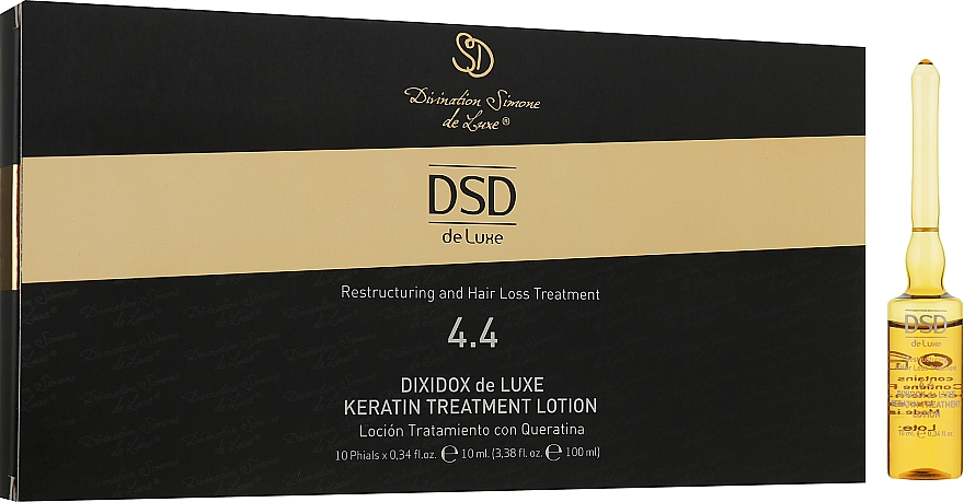 Восстанавливающий лосьон с кератином Диксидокс Де Люкс № 4.4 - Simone DSD De Luxe Dixidox De Luxe Keratin Treatment Lotion — фото N2