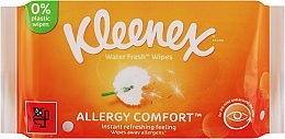 Серветки вологі, 40 шт - Kleenex Allergy Comfort Water Fresh Wapes — фото N2