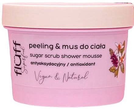 Пилинг для тела - Fluff Superfood Antioxidant Exfoliating Shower Mousse — фото N1