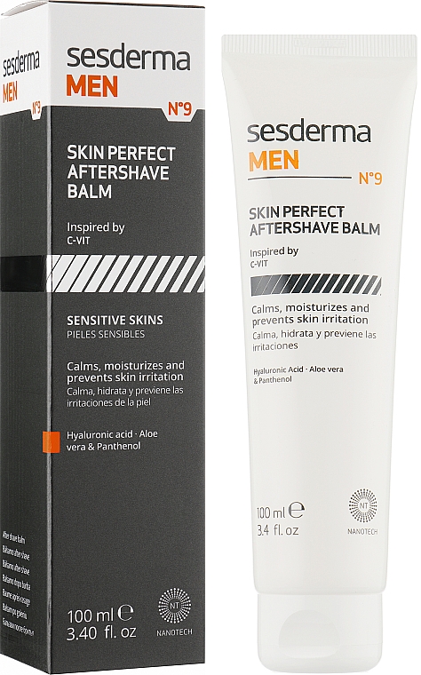 Бальзам після гоління для чутливої шкіри - SesDerma Sesderma Men Skin Perfect Aftershave Balm — фото N2