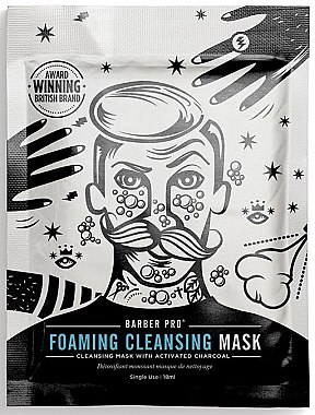 Очищающая пенная маска для мужчин - BarberPro Foaming Cleansing Mask — фото N1