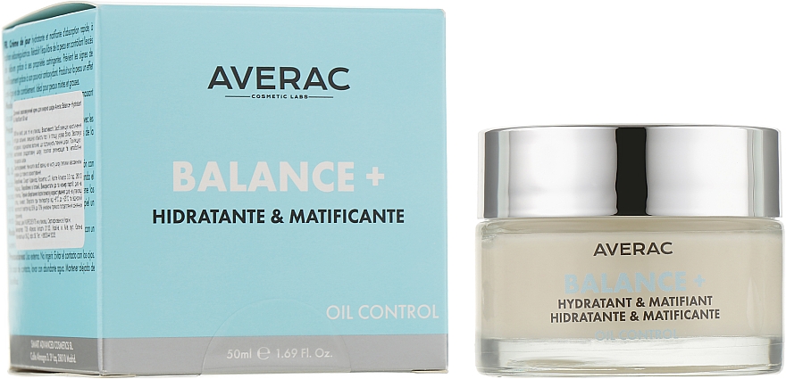 Дневной увлажняющий и матирующий крем для жирной кожи - Averac Focus Balance + Oil Control — фото N2