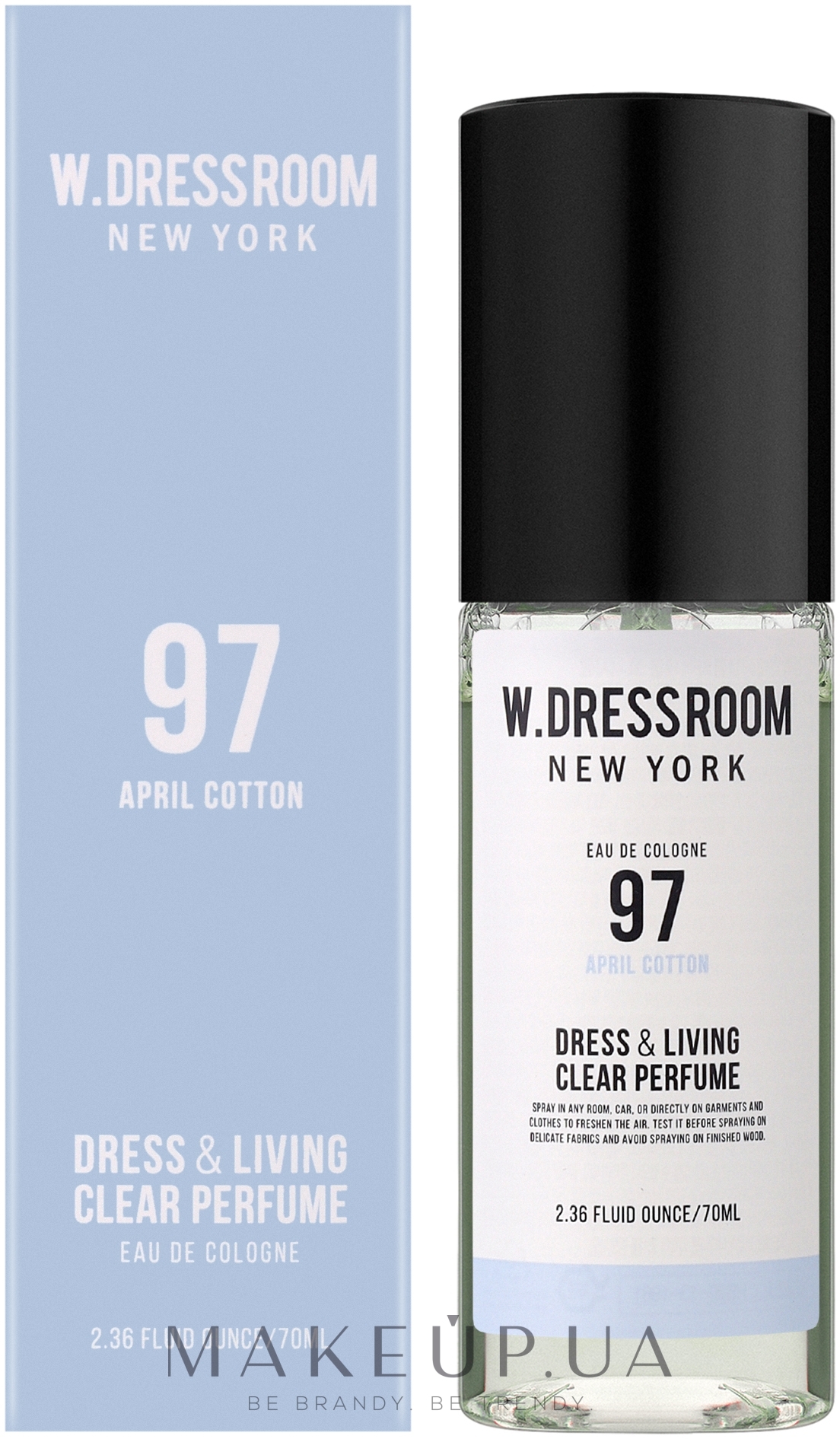 W.Dressroom Dress & Living Clear Perfume No.97 April Cotton - Парфюмированная вода — фото 70ml