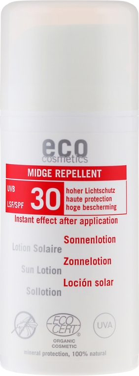 Лосьйон для захисту від сонця і укусів комарів - Eco Cosmetics Sonnenlotion LSF 30 — фото N2