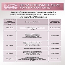 Стойкая профессиональная крем-краска для волос - jNOWA Professional Siena Chromatic Save — фото N6