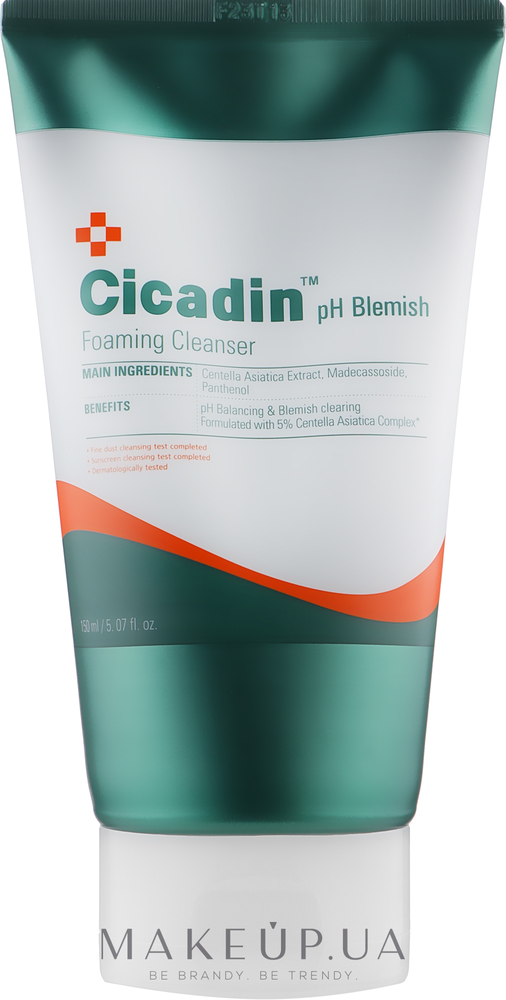 Пінка для вмивання, для чутливої шкіри - Missha Cicadin pH Blemish Foaming Cleanser — фото 150ml