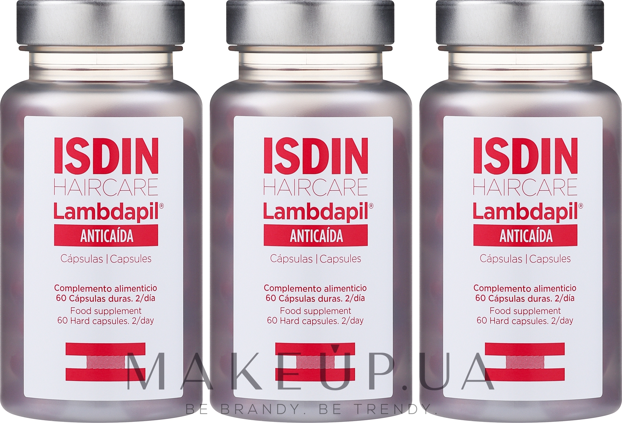 Пищевая добавка от выпадения волос, капсулы - Isdin Lambdapil Anti Hair Loss — фото 180шт