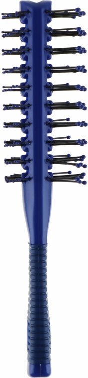Двусторонняя туннельная щетка для волос, синяя - Comair — фото N2