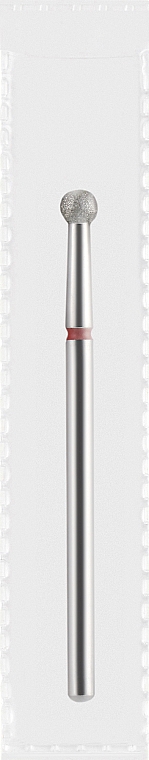 Фреза алмазна червона "Куля", діаметр 3,3 мм - Divia DF001-33-R