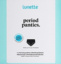 Менструальные трусики, черные - Lunette — фото N2
