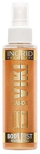 Міст для тіла з шимером - Ingrid Cosmetics x Viki Gabor ID Body Mist Golden Spell — фото N1