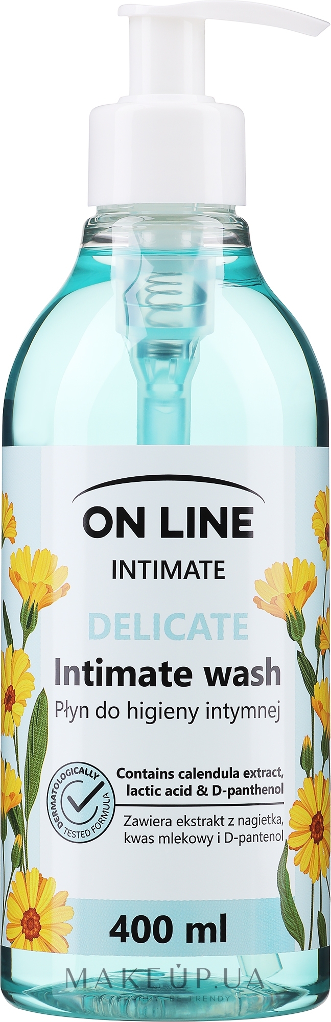 Гель для интимной гигиены "Календула" - On Line Intimate Delicate Intimate Wash — фото 400ml