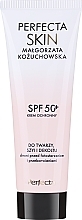 Захисний крем для обличчя, шиї та зони декольте SPF50+ - Perfecta Skin — фото N1