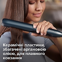 Стайлер для волос, сине-зеленый металлик - Philips Straightener Series 7000 BHS732/00 — фото N6