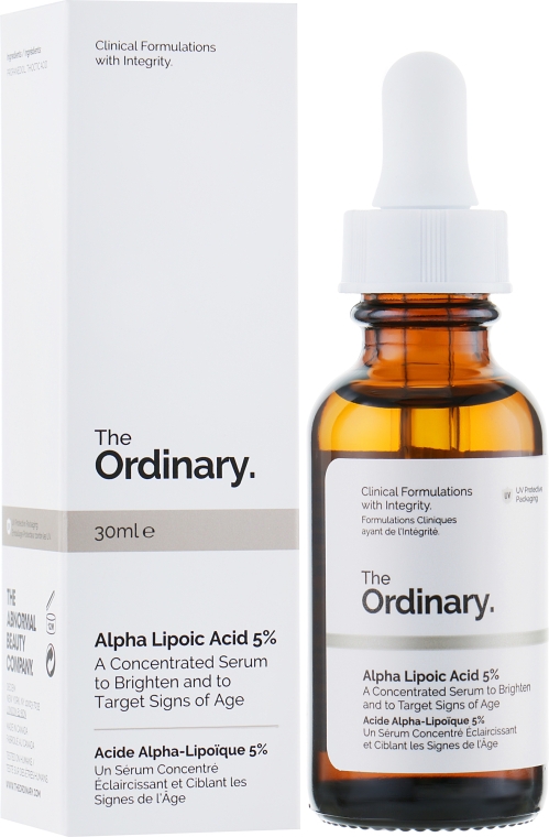 Сироватка з альфа-ліпоєвою кислотою - The Ordinary Alpha Lipoic Acid 5% — фото N1