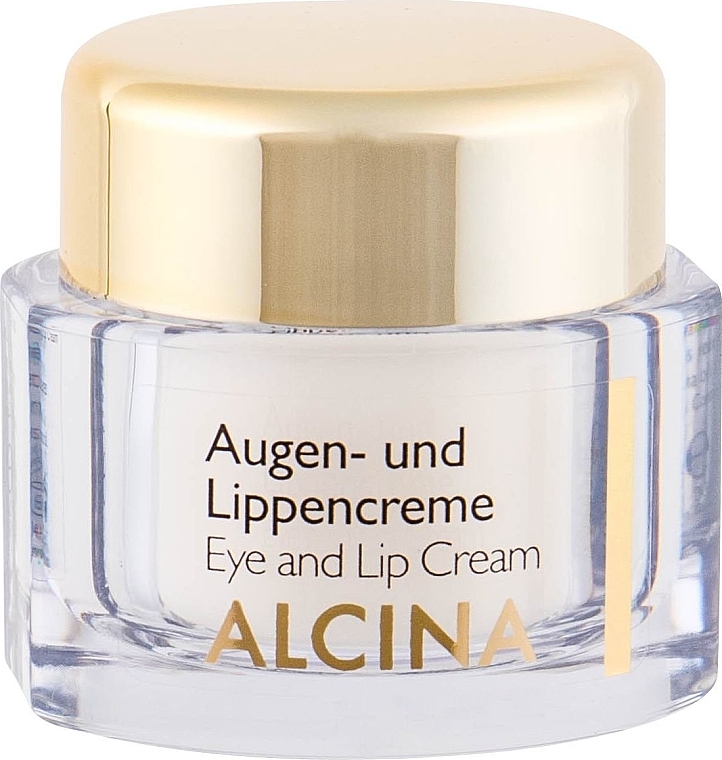 Антивіковий крем для повік і губ - Alcina E Eye and Lip Cream — фото N3