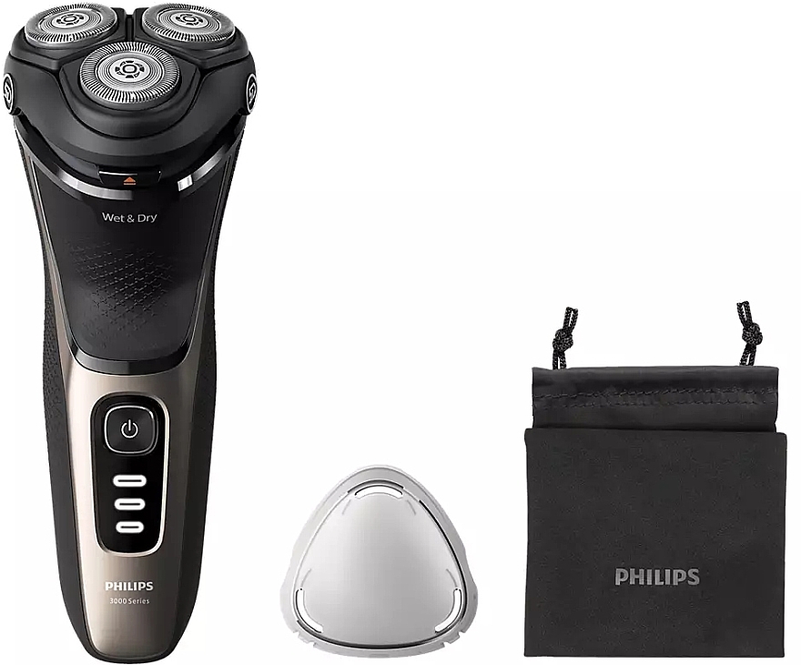 Електробритва для сухого та вологого гоління - Philips Shaver 3000 Series S3242/12 — фото N3