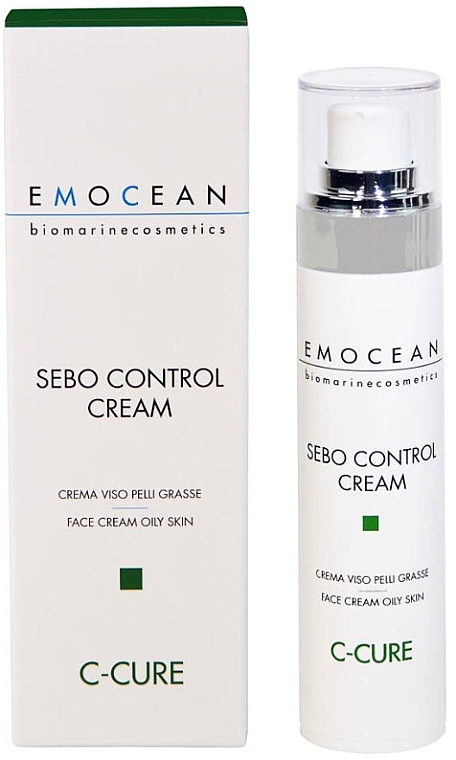 Крем для жирной кожи лица - Emocean C-Cure Sebo Control Cream — фото N1