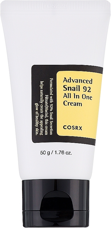 Улиточный универсальный крем - COSRX Advanced Snail 92 All In One Cream (туба) — фото N1