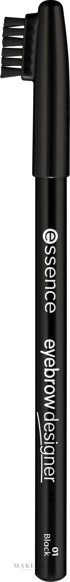 Карандаш для бровей - Essence Eyebrow Designer Pencil — фото 01 - Black