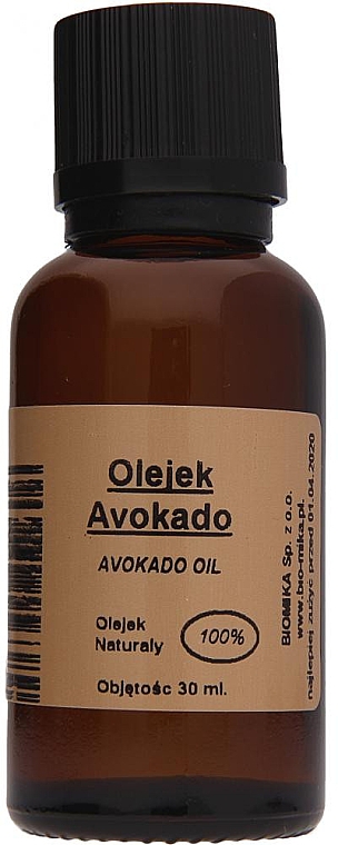 Натуральное масло "Авокадо" - Biomika Avokado Oil — фото N3