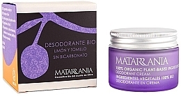 Дезодорант-крем з лимоном і чебрецем - Matarrania Organic Deodorant Cream Lemon & Thyme — фото N2