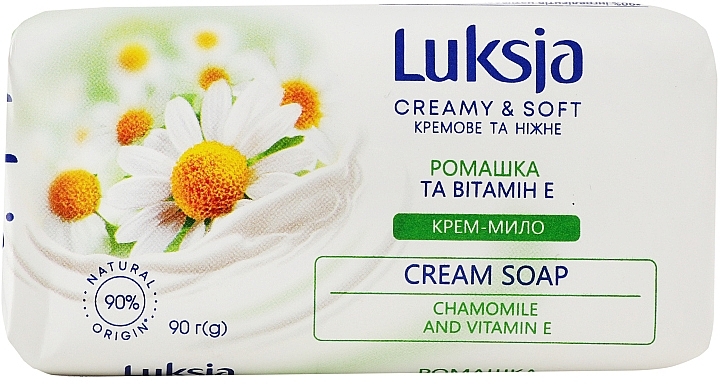 Крем-мыло с ромашкой и глицерином - Luksja Camomile Glycerine Soap — фото N2