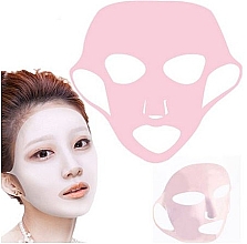 Силиконовая маска для косметических процедур, розовая - Deni Carte — фото N1