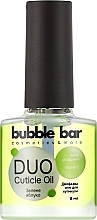 Двухфазное масло для кутикулы с антиоксидантами, зеленое яблоко - Bubble Bar — фото N1