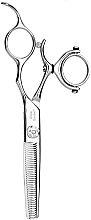 Ножиці філірувальні 6,35', японський варіант - Olivia Garden Swivel Cut Thinning Scissors 35 Teeth Japan — фото N1