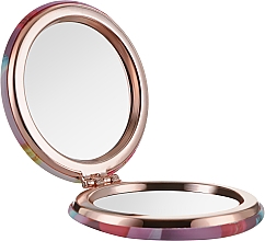 Зеркало двойное круглое "Макарун", металл, вариант 2 - Cosmo Shop CS А11 — фото N2