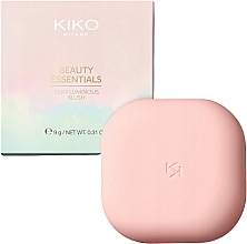 Рум'яна - Kiko Milano Beauty Essentials Silky Luminous Blush — фото N1