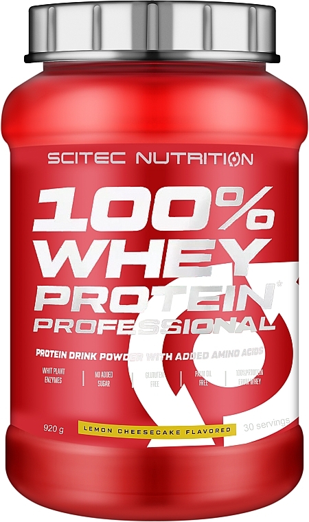 Протеїн - Scitec Nutrition 100% Whey Protein Professional Lemon Cheescake — фото N2