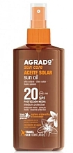 Олія для прискорення та посилення засмаги з SPF20 - Agrado Aceite Solar SPF20 — фото N1